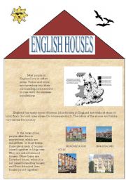 English worksheet: ENGLISH HOUSES