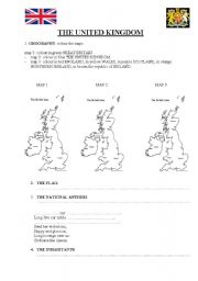 English Worksheet: The United Kingdom: general information