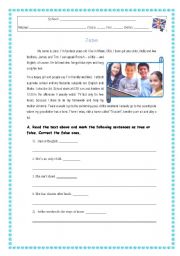 English Worksheet: Jane