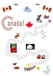 English worksheet: Canada point/hanko sheet