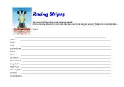 English worksheet: Racing Stripes - Character Descriptions