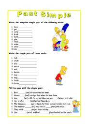 English Worksheet: Past Simple Exercises