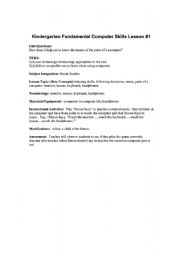 English Worksheet: Computer skills