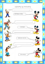 Write what Goofy says