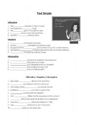 English Worksheet: Past Simple