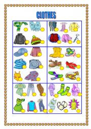 English Worksheet: Clothes-Matching, questions, dialogue: At the shop