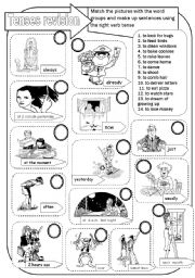 English Worksheet: Tenses Revision