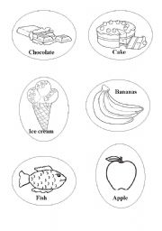 English worksheet: Food mobile