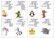 English Worksheet: ANIMALS