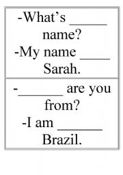 English worksheet: Whats missing?