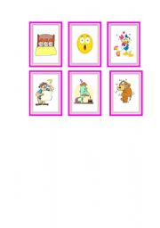 English worksheet: FEELINGS - Memory Game