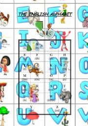 English worksheet: English alphabet pronunciation