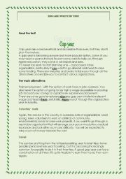 English Worksheet: Test-Gap Year