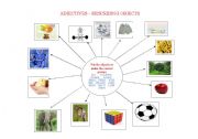 English Worksheet: ADJECTIVES-DESCRIBING OBJECTS