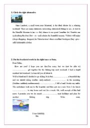 English Worksheet: worksheet