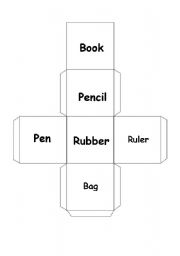 English Worksheet: School things