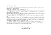 English Worksheet: Three Little Pigs Plot Structure