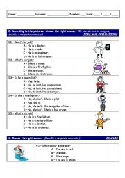 American evaluation worksheet look-alike - part 3 of 3