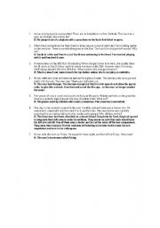 English Worksheet: Riddles