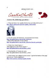  a webquest on A.Christie