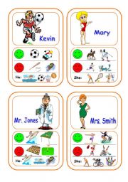 English Worksheet: Sports Cards (Part 1 out of 4)