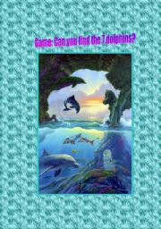 English Worksheet: Dolphins reading (project) part 2