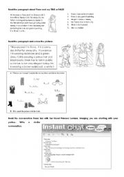 English worksheet: CLOTHES