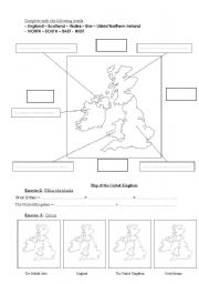 English Worksheet: The UK