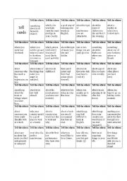 English Worksheet: Communication game part 1