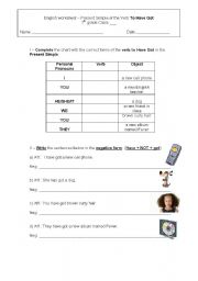 English Worksheet: have got