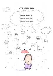 Its raining nouns