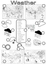 English Worksheet: Weather