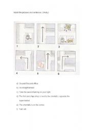 English Worksheet: Giving directions