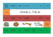 Small talk board game