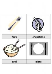 English Worksheet: Household Object Cards 81-96 of 96