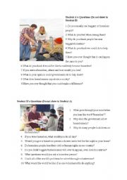 English Worksheet: Pairwork:Homelessness