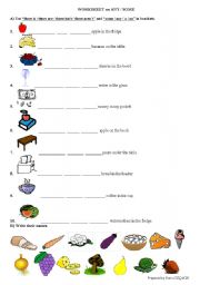 English Worksheet: SOME - ANY