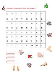 English Worksheet: wordsearch puzzle
