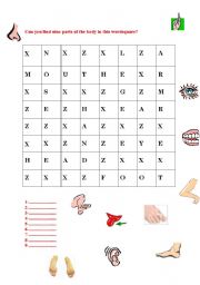 English worksheet: wordsearch puzzle