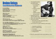 English Worksheet: Broken strings by James Morrison and Nelly Furtado