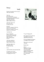 English Worksheet: Mercy