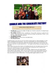 English Worksheet: FILM: CHARLIE AND THE CHOCOLATE FACTORY