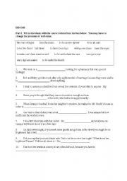 English Worksheet: IDIOM EXERCISE