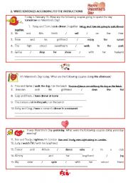 English Worksheet: St Valentines Day (page 2)