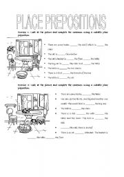 PLACE PREPOSITIONS