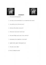 English worksheet: Stardust