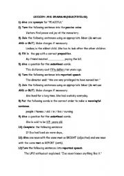 English Worksheet: LEXICON AND GRAMMAR(6 pages) (SELECTIVIDAD)