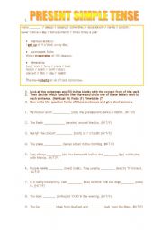 English worksheet: grammar exercises for elementary 