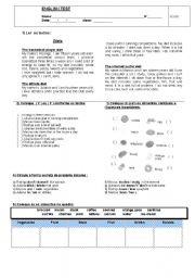 English worksheet: worksheet