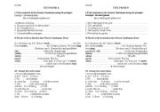 English Worksheet: Present Simple and Present Continuous